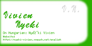 vivien nyeki business card